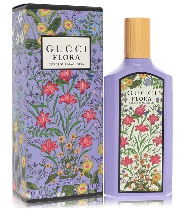 Gucci Flora Gorgeous Magnolia Eau de Parfum Spray for Women 3.3 oz 100 ml