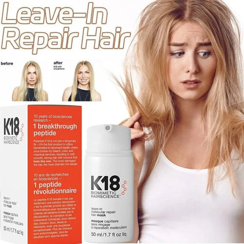 K18 Leave-In Molecular Repair Hair Mask 50ml for all hair types