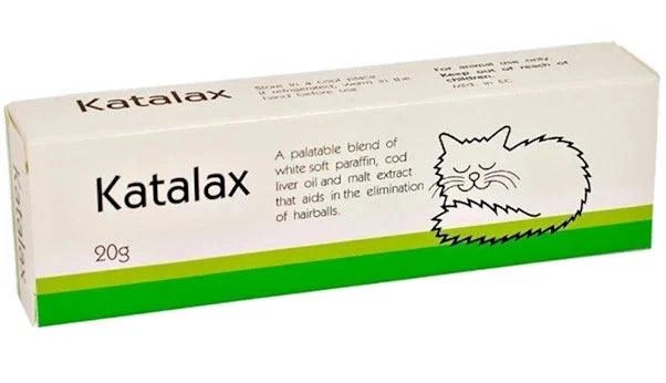 Katalax Paste for Cats 20g Tube for Hairball and Furball Management