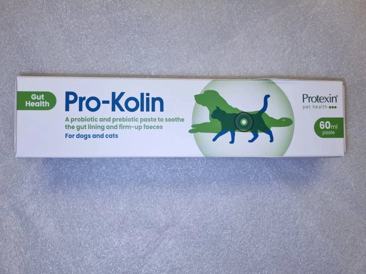 Protexin Pro-Kolin Plus 60ml probiotic digestive support syringe for dogs and cats