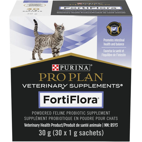 Purina Pro Plan Veterinary Supplements FortiFlora Probiotic Powder for Cats 30 sachets