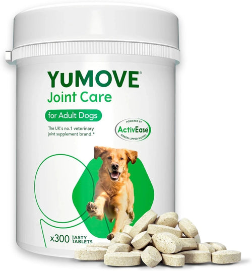 Lintbells YuMOVE Dog Joint Supplement Tablets 300 tablets for daily joint and mobility support