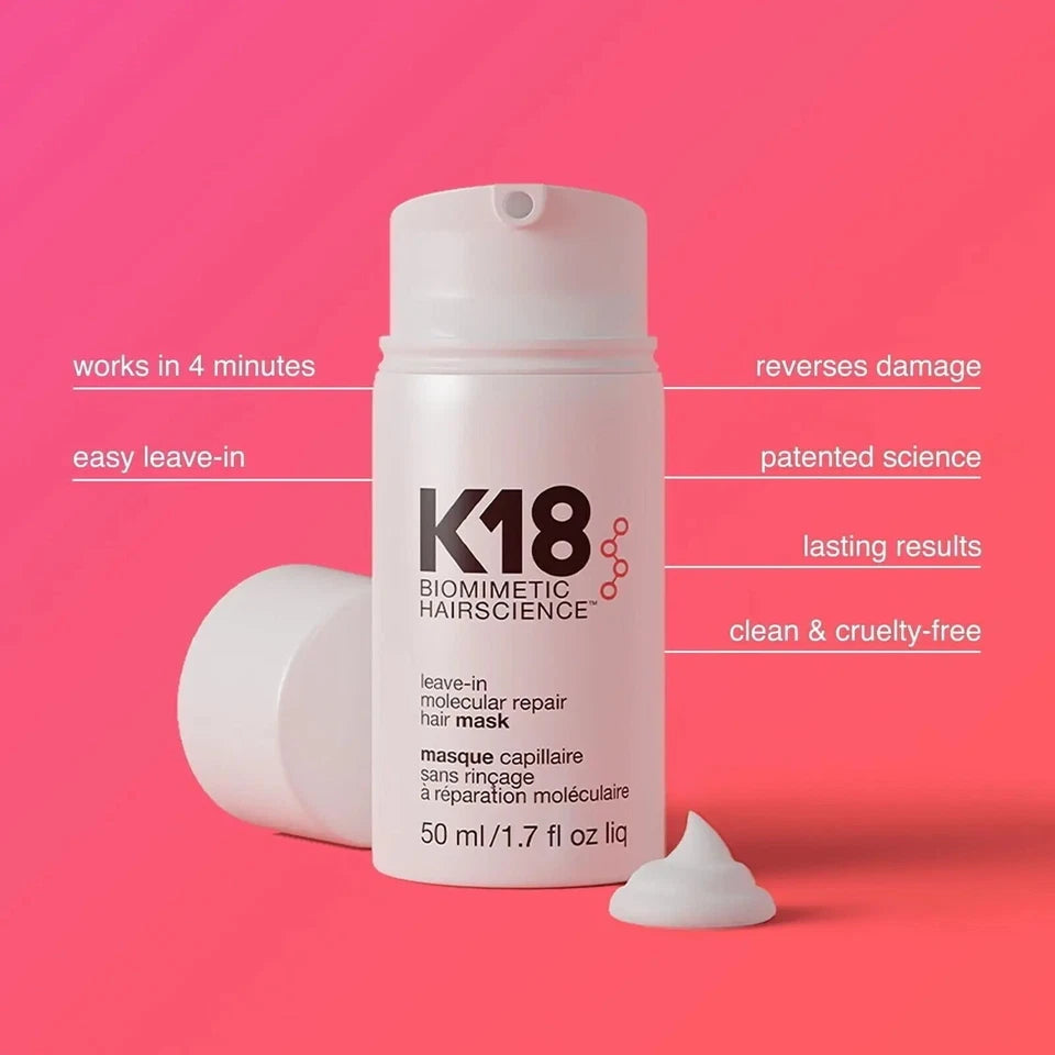 K18 Leave-In Molecular Repair Hair Mask – 50ml